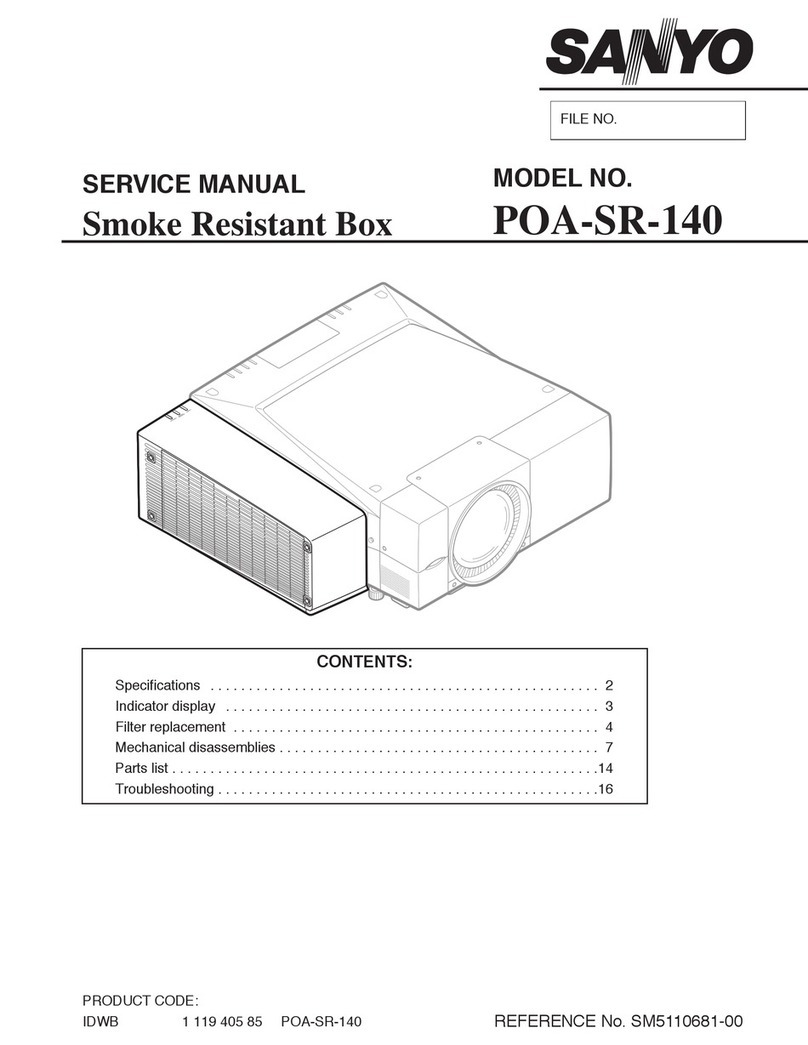 Sanyo POA-SR-140 User manual Sanyo POA-SR-140 User manual
