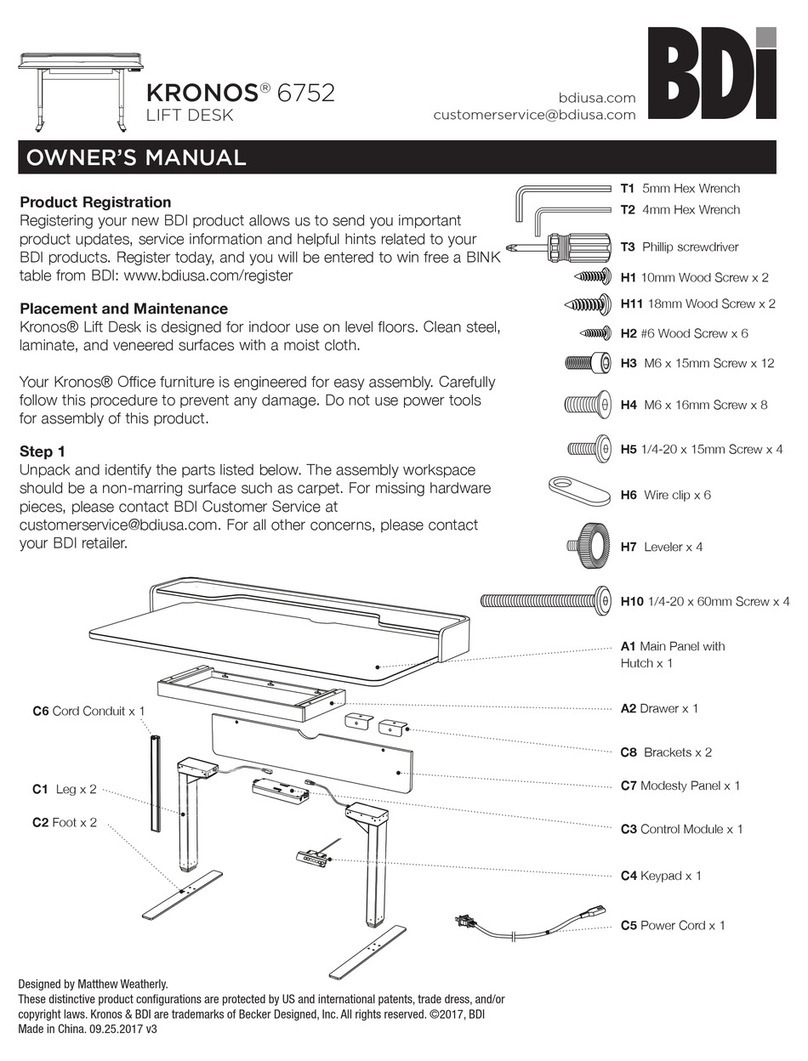 BDI KRONOS 6752 owner's manual