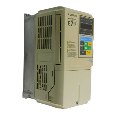 Omron Varispeed E7 User manual