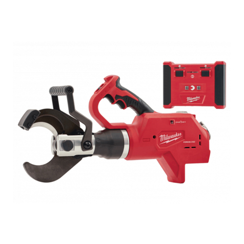 Milwaukee M18 HCC75R Operator's manual