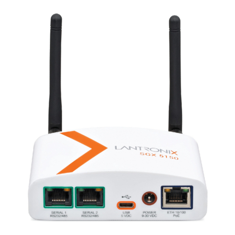 Lantronix SGX 5150 User manual