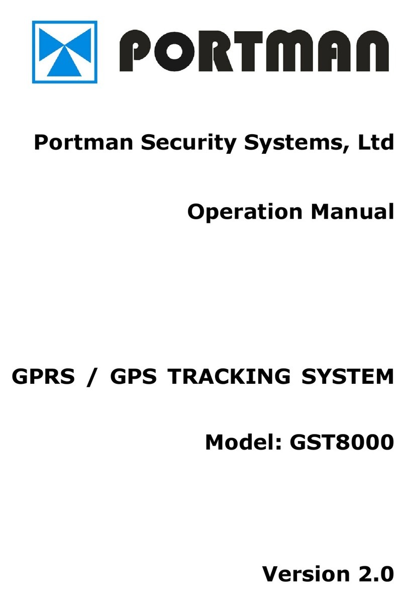 PORTMAN GST8000 Operation manuals
