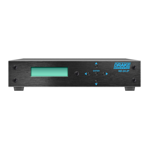 DRAKE ND-24-IP User manual