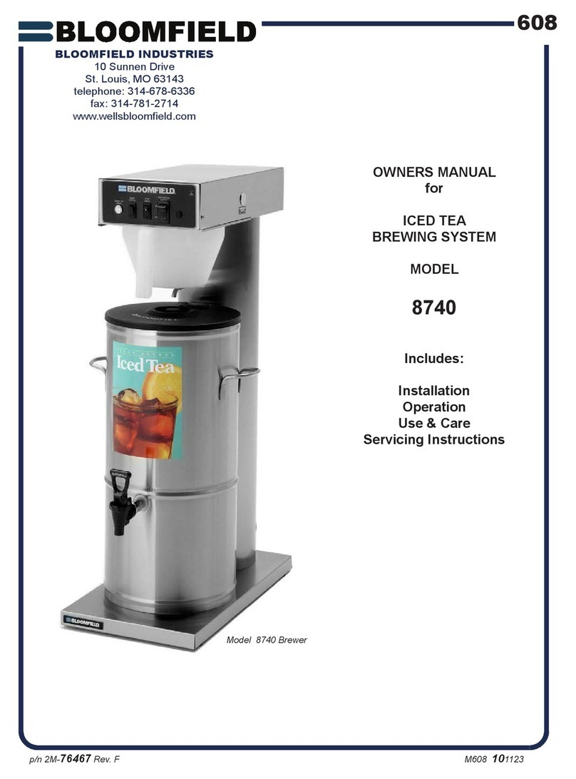 Bloomfield 8740 User manual