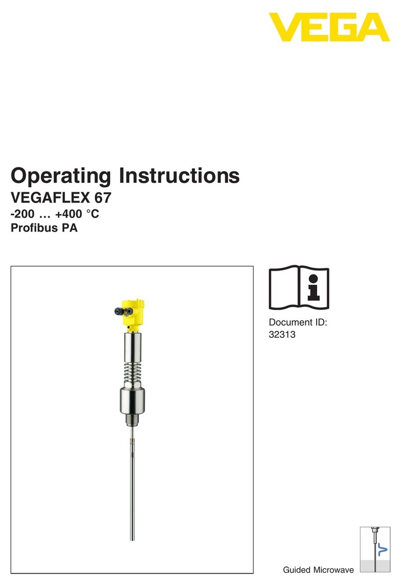 Vega VEGAFLEX 67 operating instructions