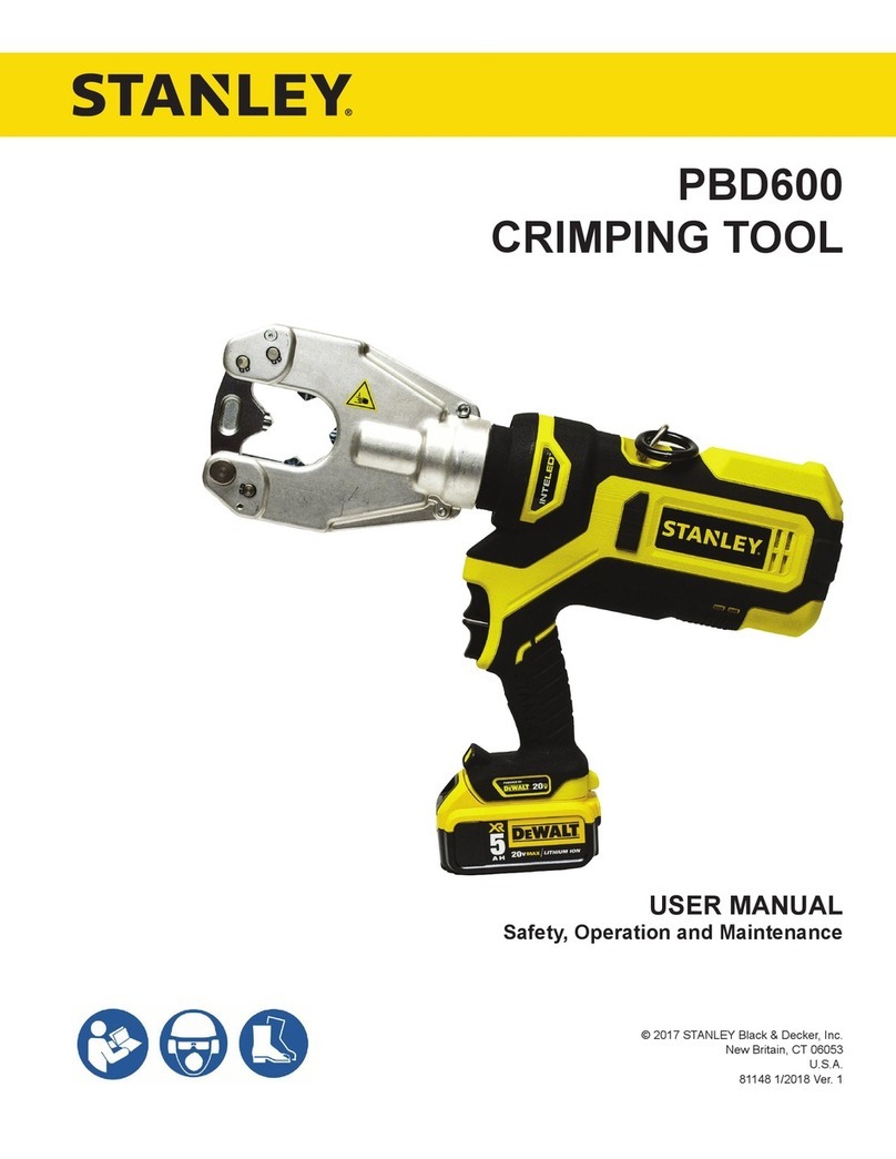 Stanley PBD600 user manual