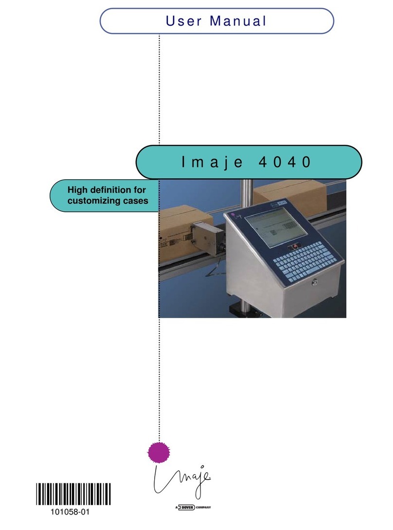 Markem Imaje 4040 User manual