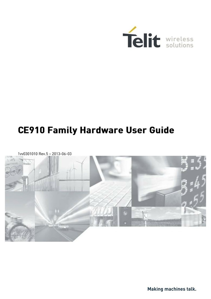 Telit Wireless Solutions CE910-DUAL Installation manual
