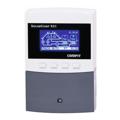 Compit SOLARCOMP 951 Installation and operating instructions