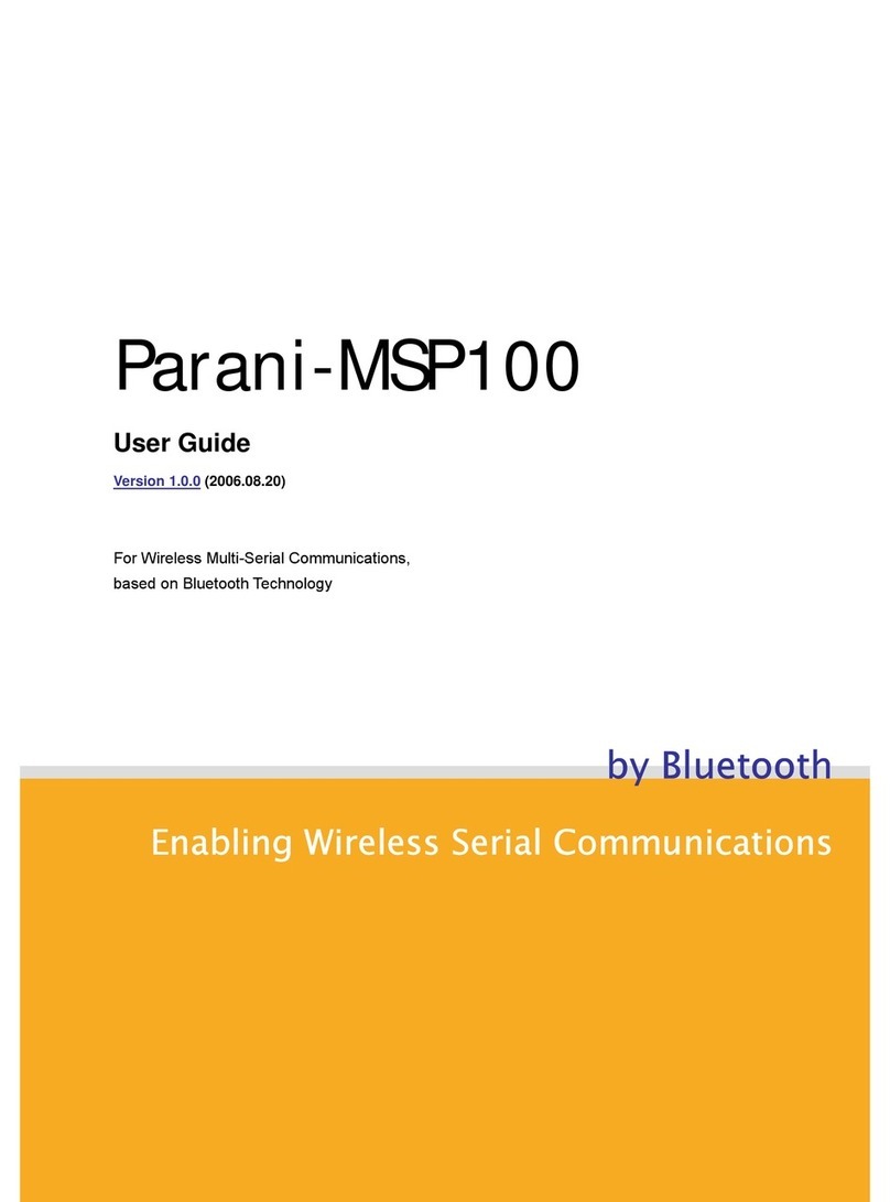 Sena Parani-MSP100 user guide