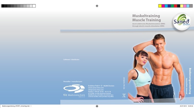 Saneo SaneoSPORT Instruction manuals