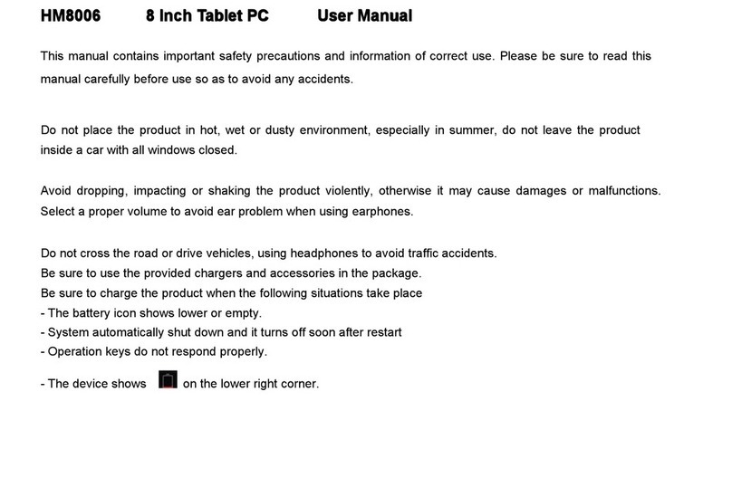 Handxom HM8006 user manual