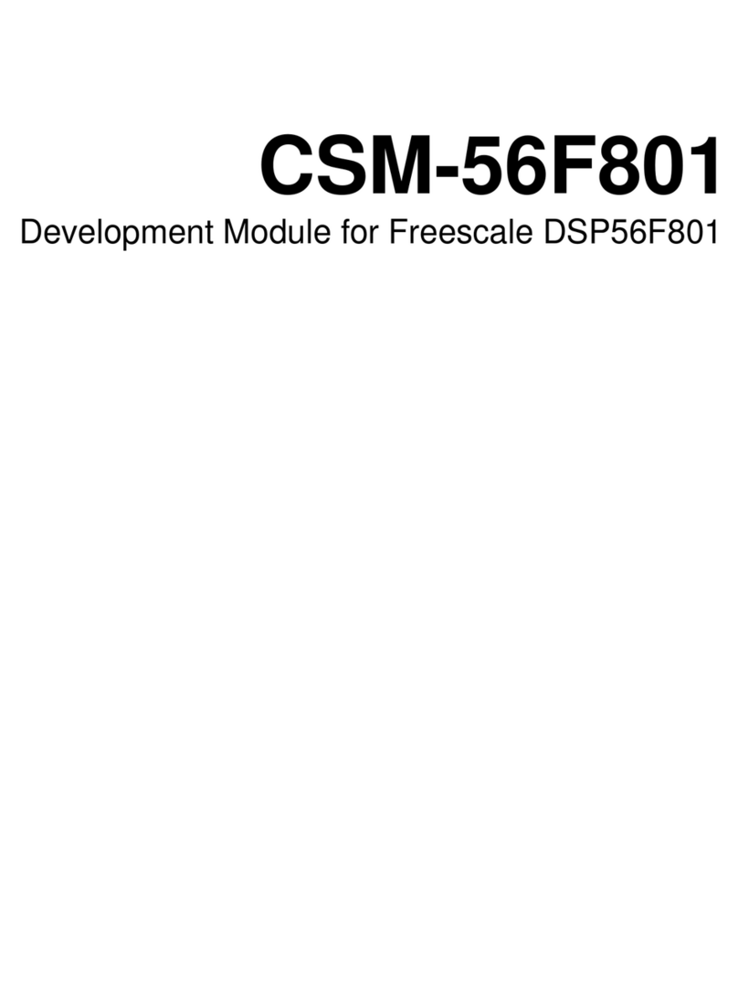 Freescale Semiconductor CSM-56F801 User manual Freescale Semiconductor CSM-56F801 User manual