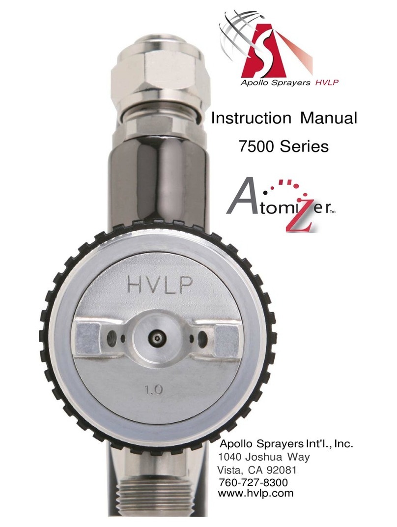 TrueHVLP Apollo 7500 AtomiZer instruction manual