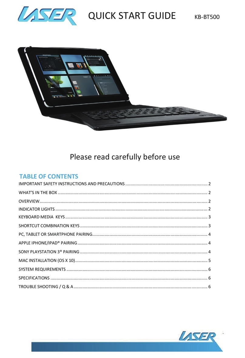 Laser KB-BT500 User manual