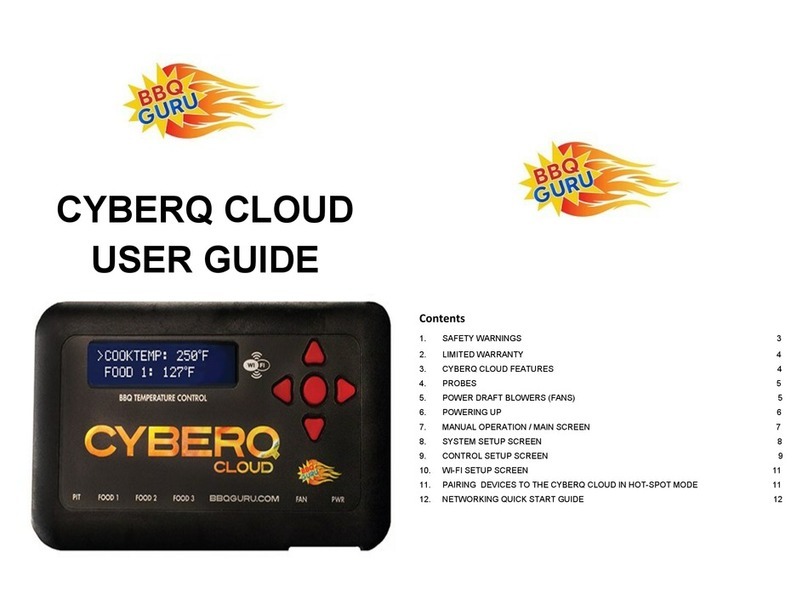 BBQ Guru Cyberq Cloud User manual