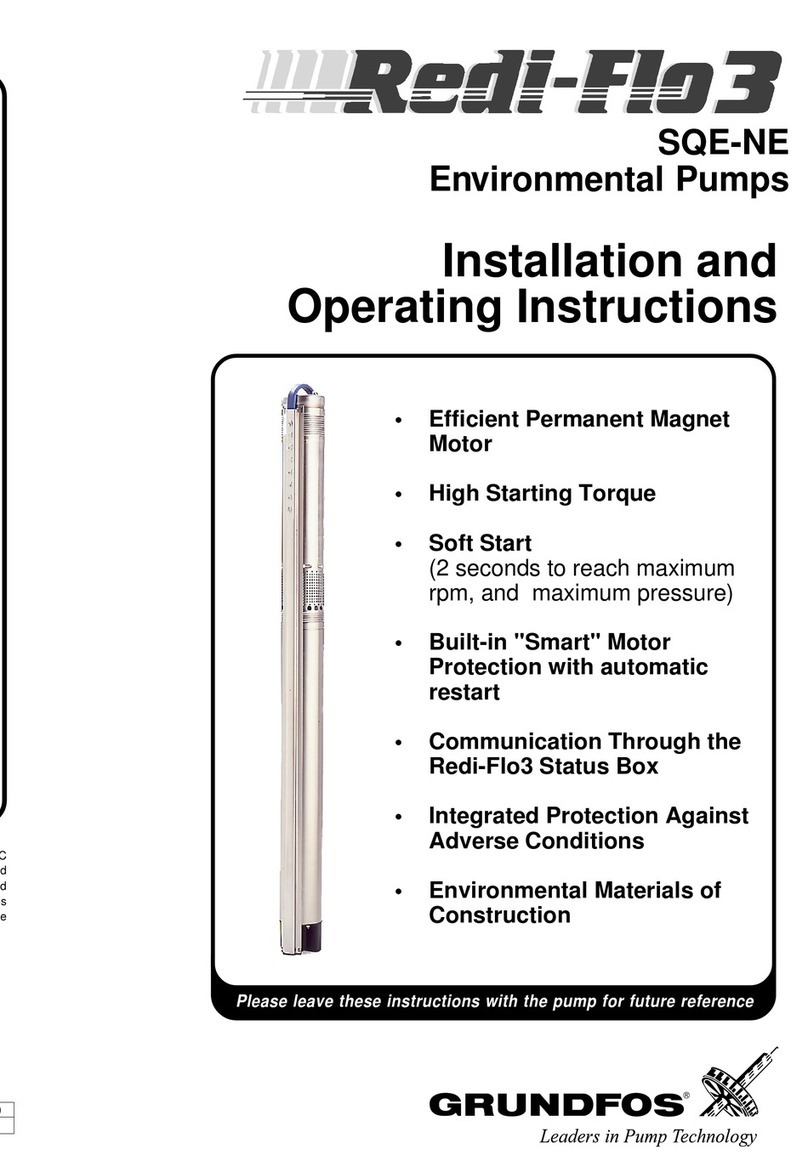 Grundfos Redi-Flo3 User manual