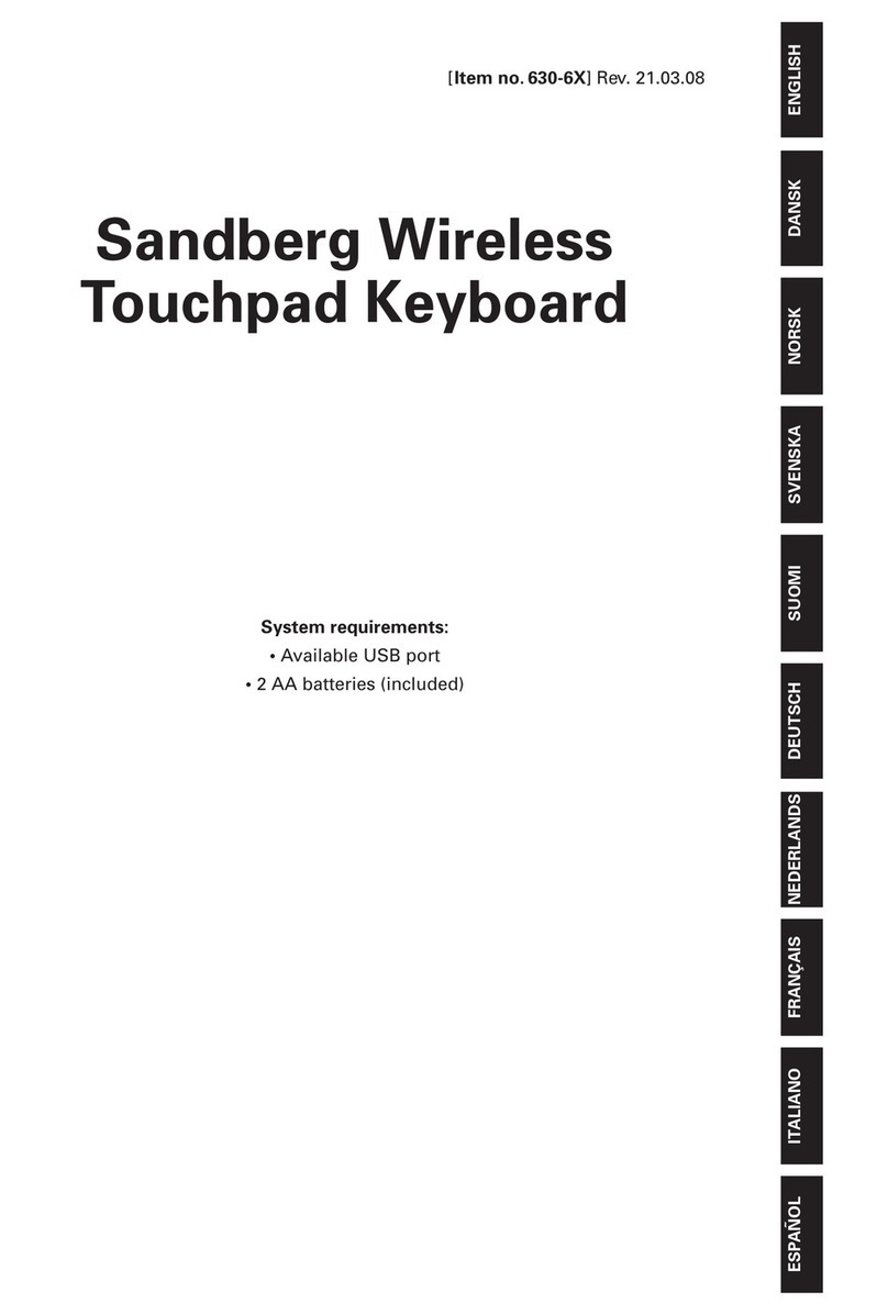 Sandberg 630-6X manual