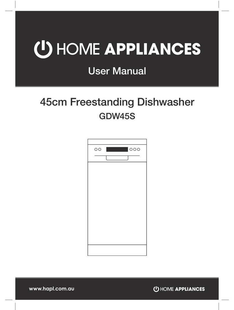 Home appliances GDW45S user manual