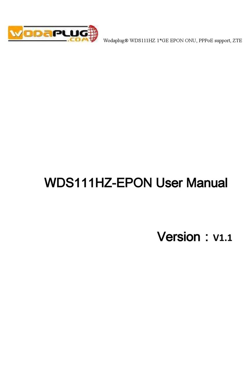 Wodaplug WDS111HZ user manual