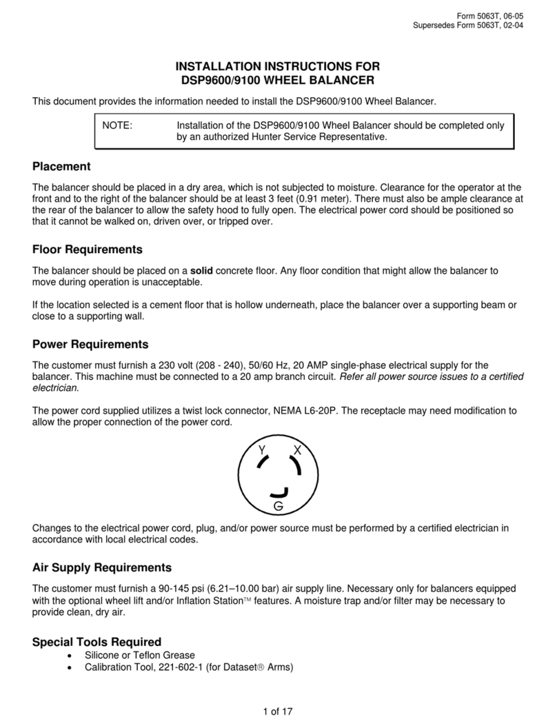 Hunter DSP9600 User manual
