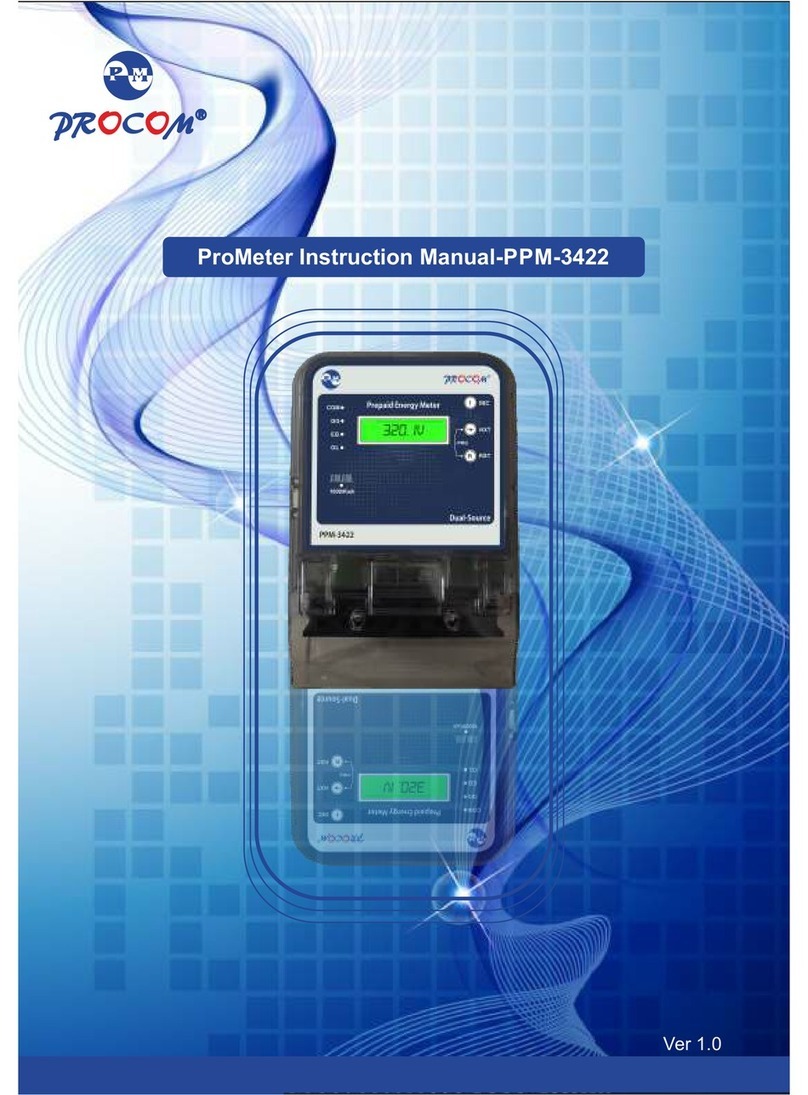 Procom ProMeter PPM-3422 instruction manual
