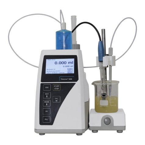 SL Analytics TitroLine 5000 operating manual