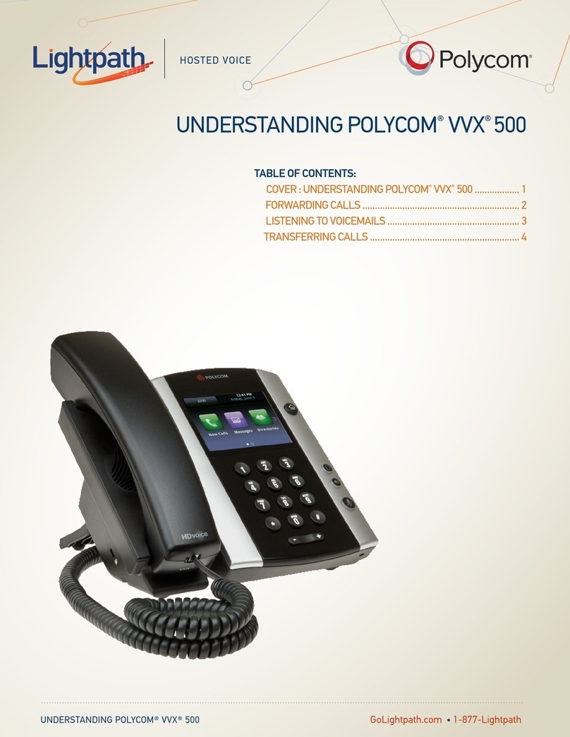 Polycom VVX 500 series User manual