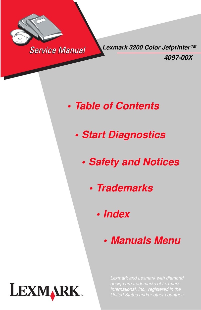 Lexmark 3200 Color Jetprinter User manual