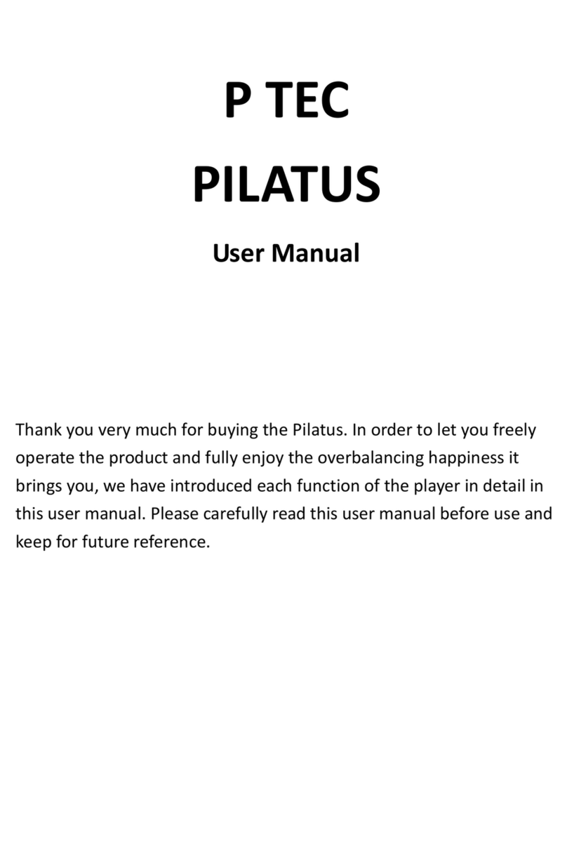 P Tec Pilatus user manual