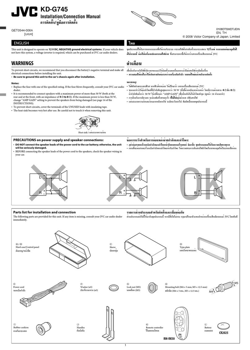 JVC KD-G745 Guide