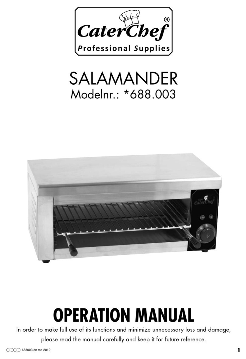 Cater Chef SALAMANDER 688.003 Operation manual