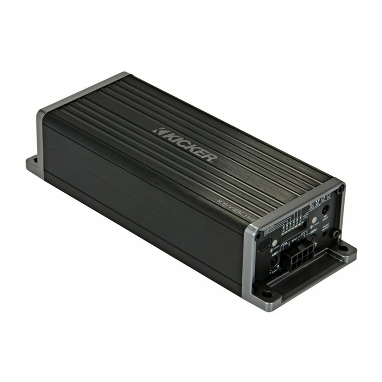Kicker KEY180.4 User manual
