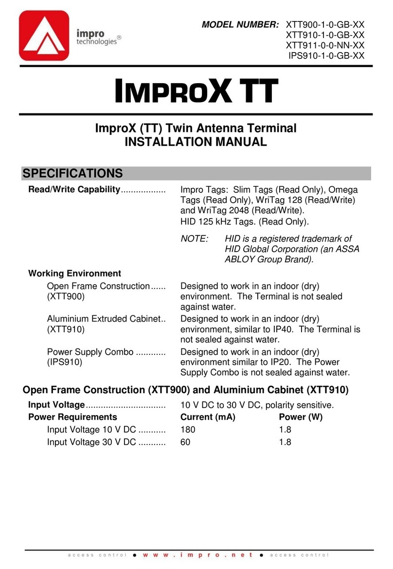 impro IMPROX TT User manual