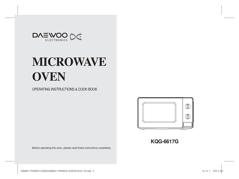 Daewoo KQG-6617G Assembly Instructions