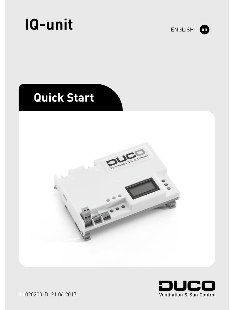 Duco IQ-unit User manual