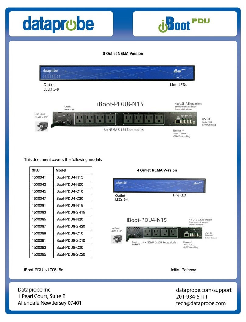 Dataprobe 1530041 User manual