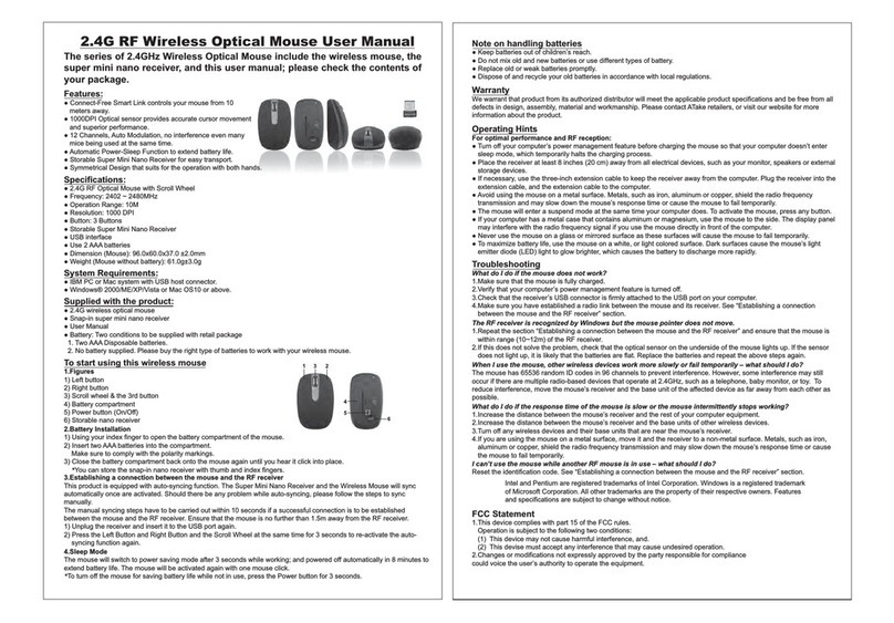 ATake AMS-700 user manual