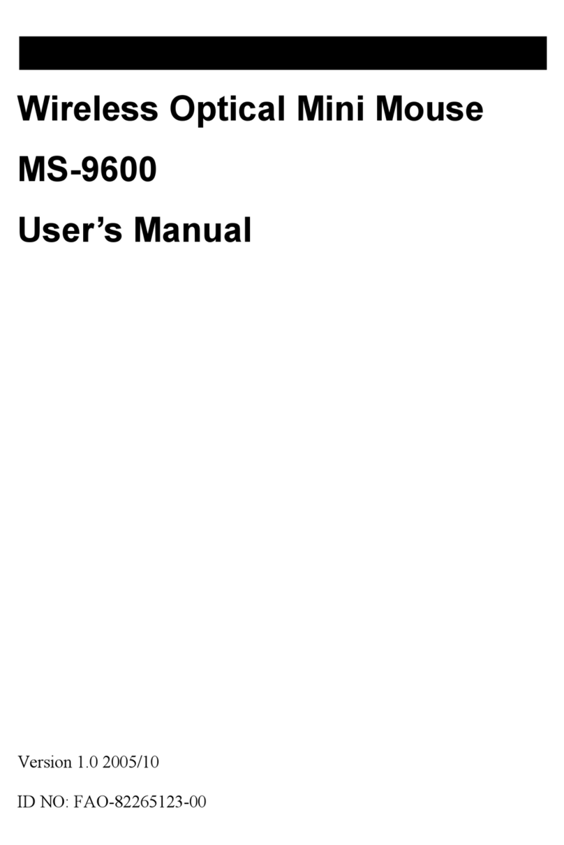 Ortek MS-9600 user manual