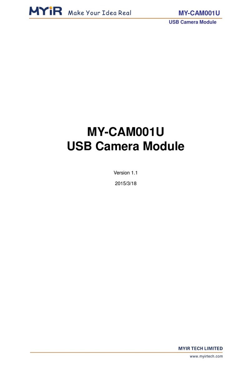 MYiR MY-CAM001U User manual