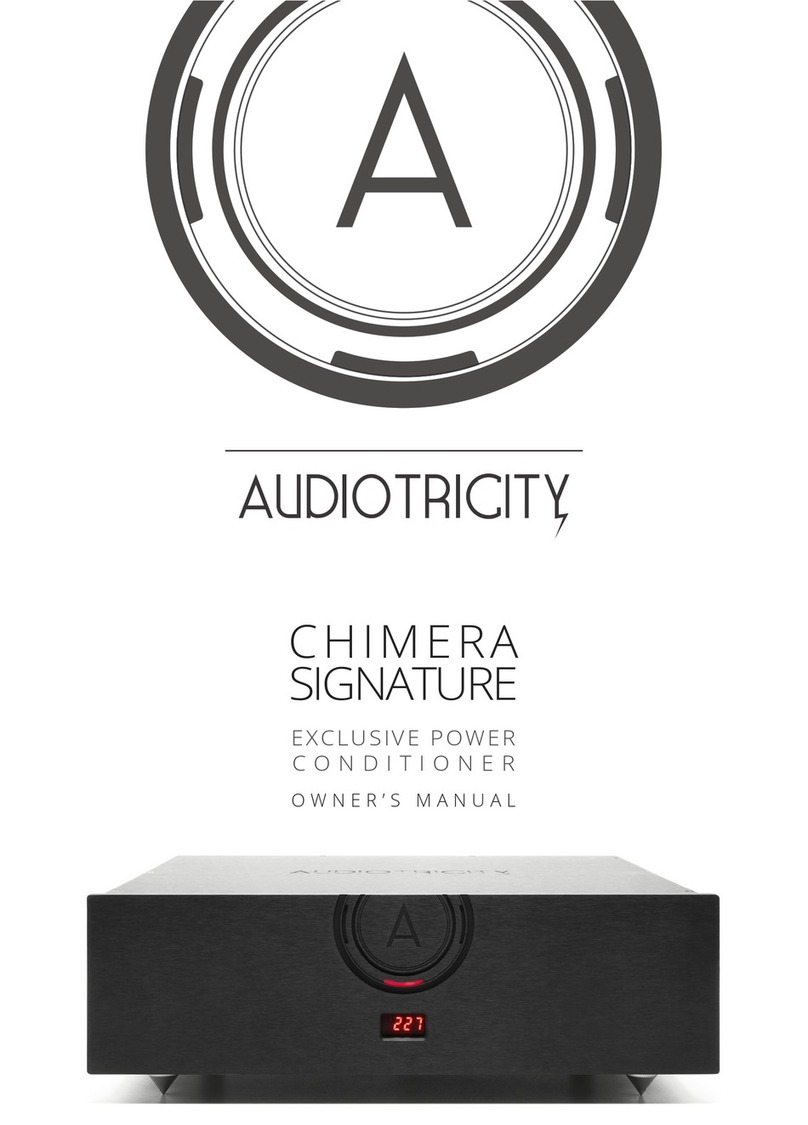 Audiotricity Chimera Signature owner's manual