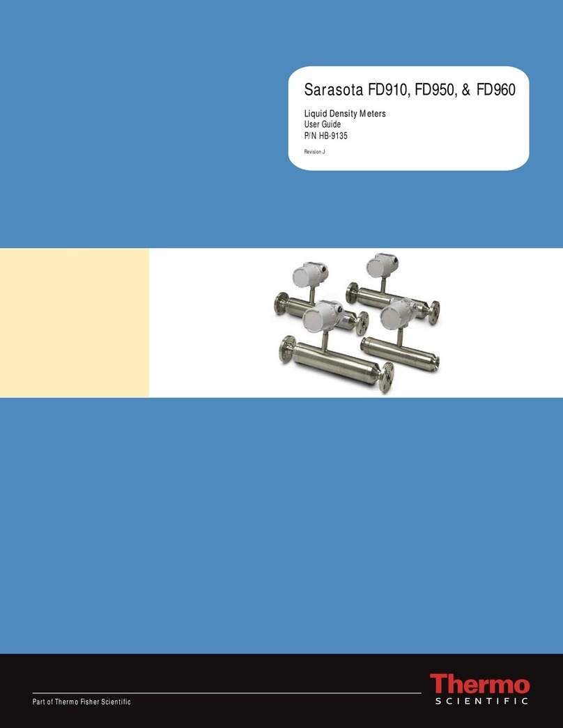 Thermo Scientific Sarasota FD910 User manual
