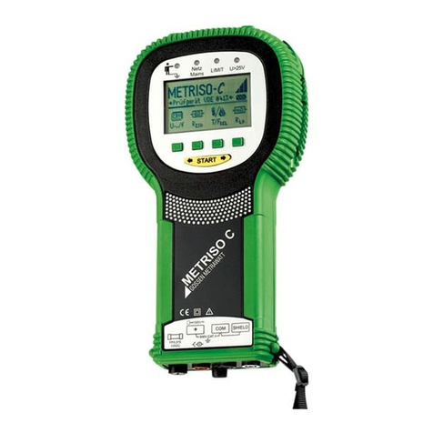 Gossen MetraWatt METRISO C operating instructions Gossen MetraWatt METRISO C operating instructions