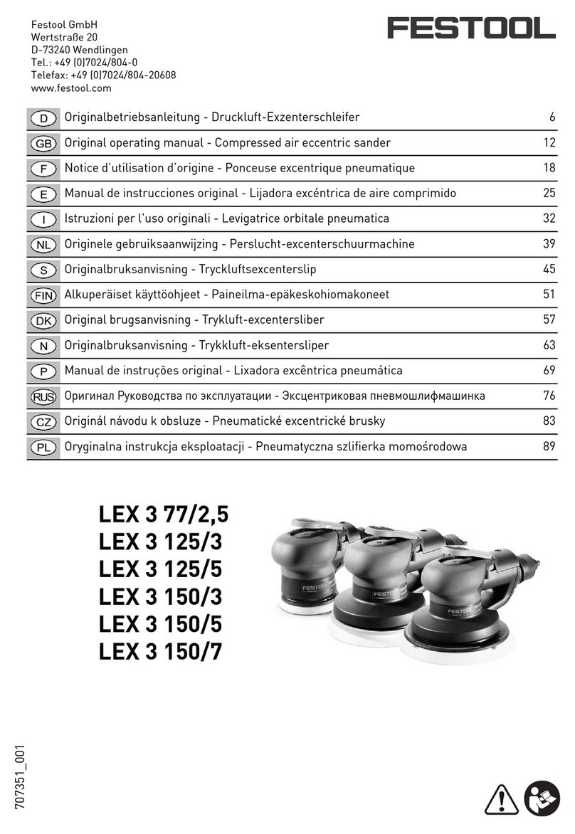 Festool LEX 3 77/2,5 User manual