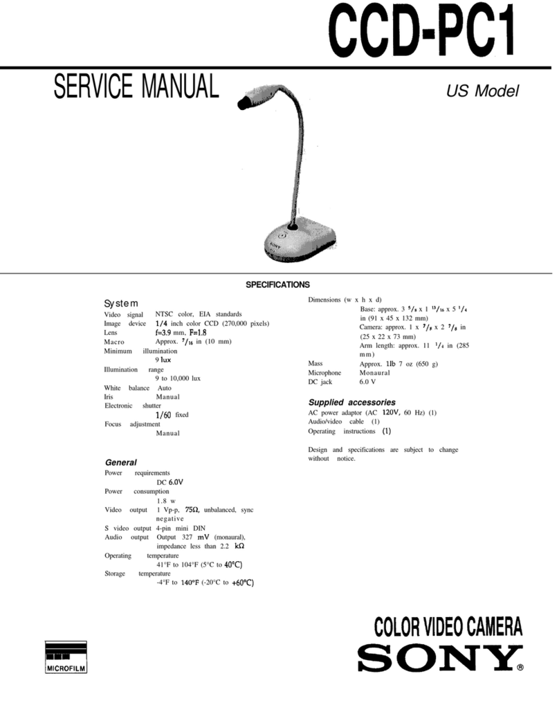 Sony CCD-PC1 User manual