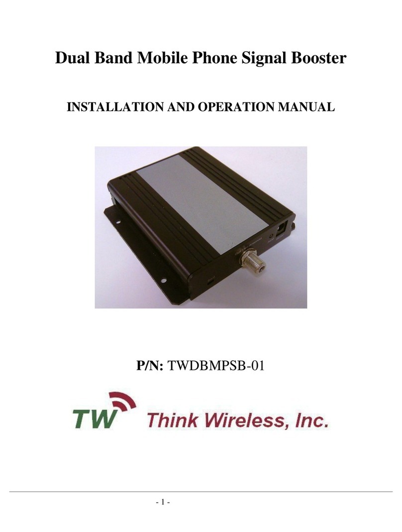 Think Wireless TWDBMPSB-01 Installation and operation manual