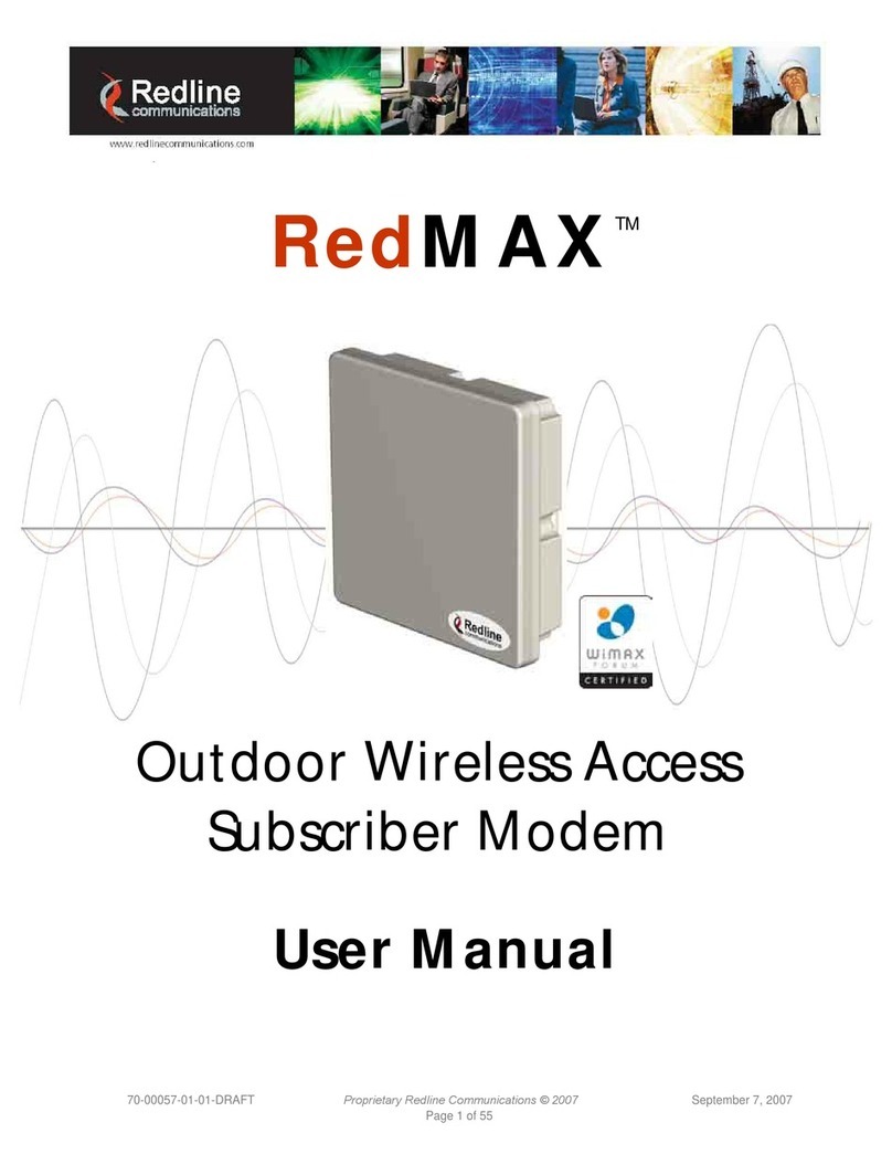 Redline Communications RedMAX user manual Redline Communications RedMAX user manual