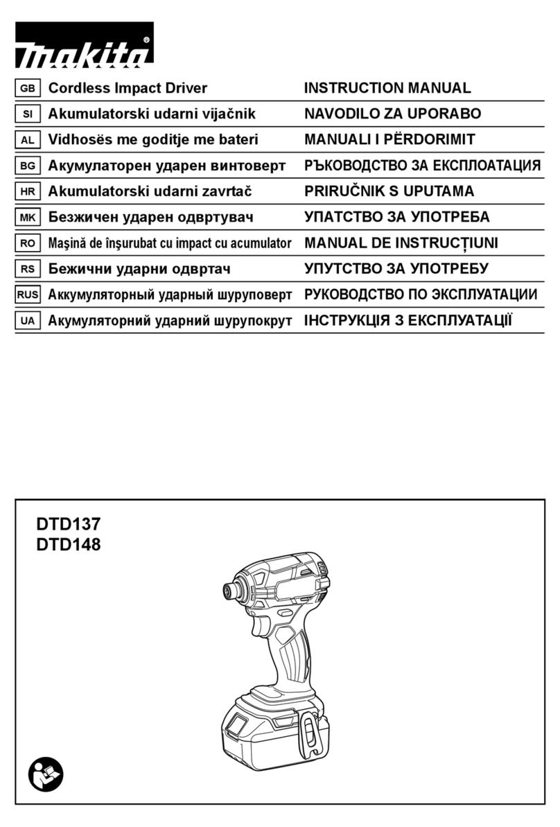 Makita DTD137 User manual