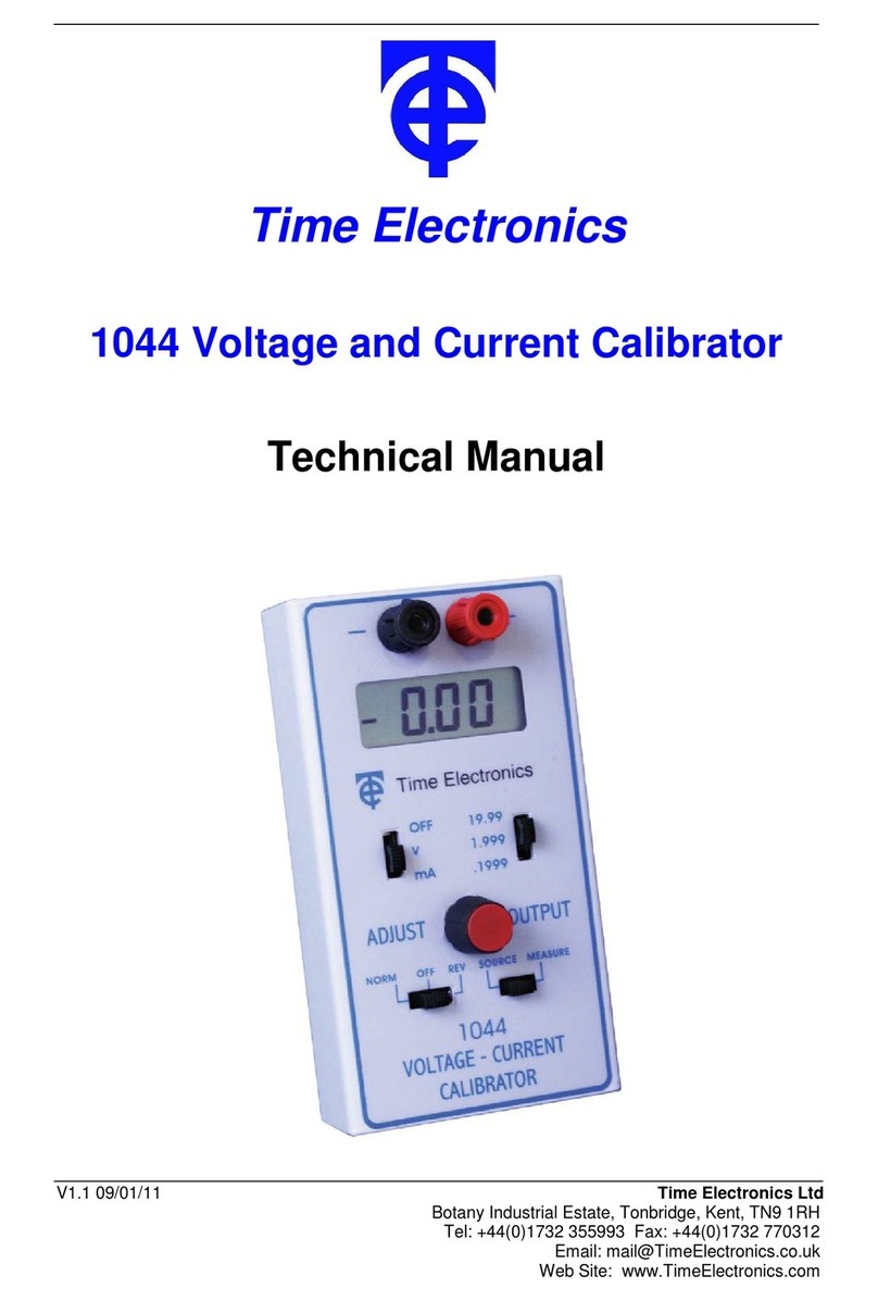 Time Electronics 1044 User manual