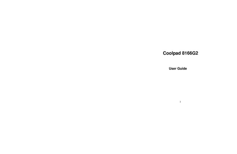 Coolpad 8166G2 User manual